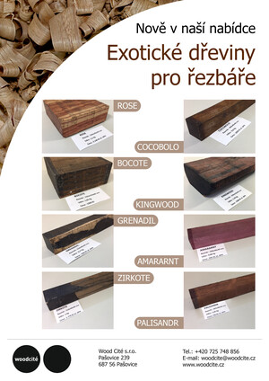 Newsletter - Exotické dřeviny pro řezbáře_01 - Wood Cité